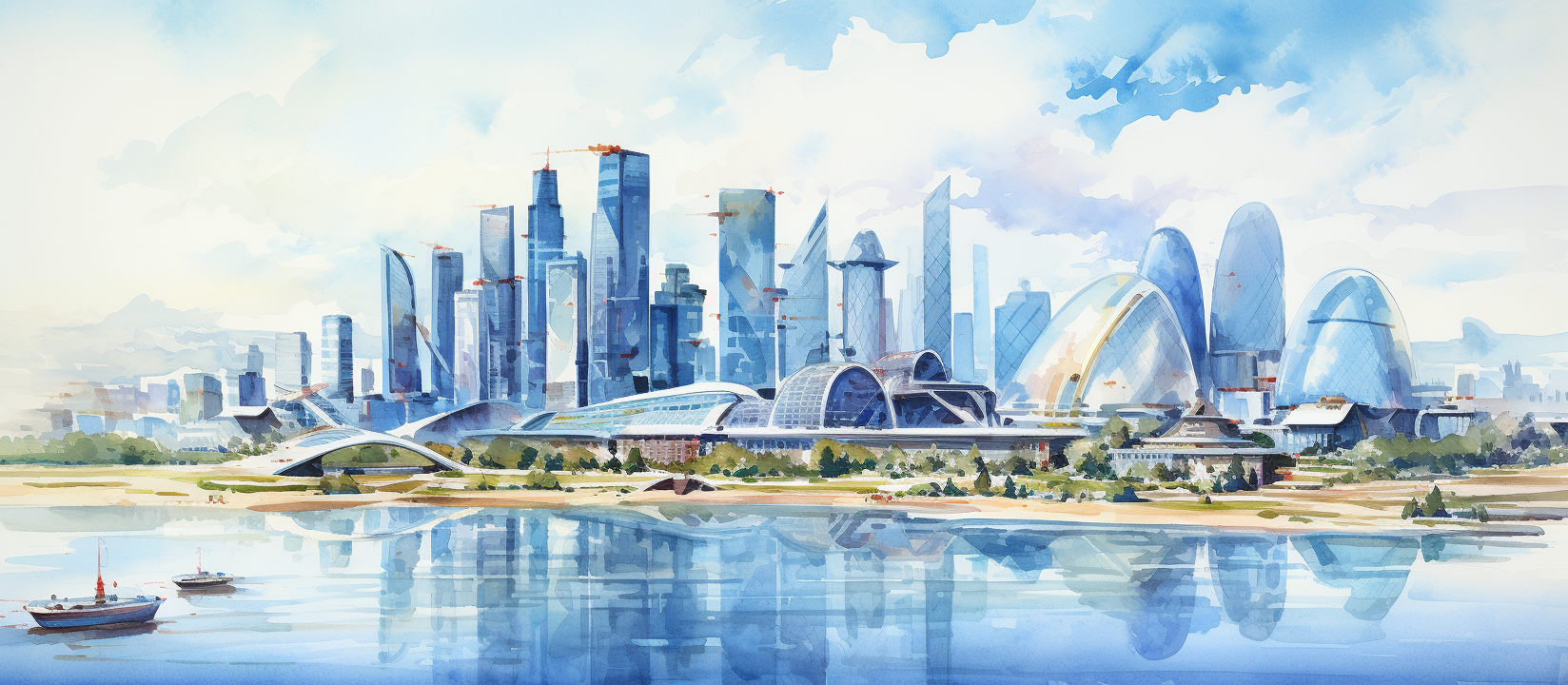 Kazakhstan_of_the_future_watercolor_drawing_aa1762a7-7ff4-4caf-bc39-0a86d845cbae.png
